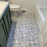 New Bathroom Floor